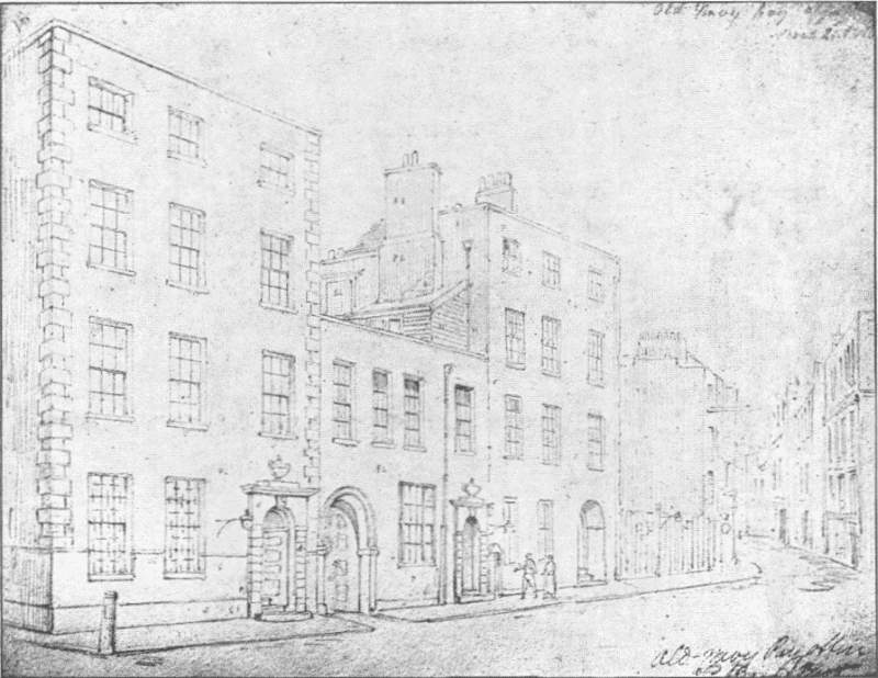 THE NAVY PAY OFFICE IN OLD BROAD STREET, AS IT APPEARED IN 1816.